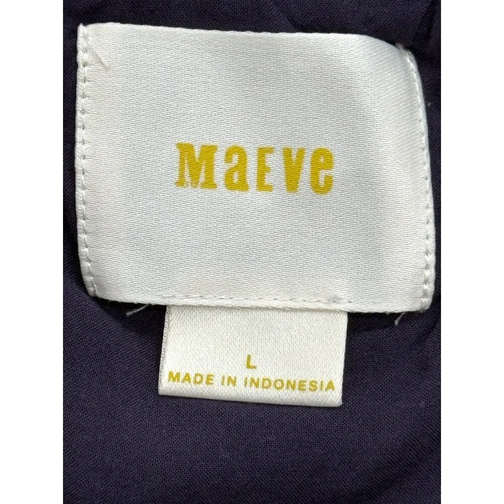 Maeve Anthropologie Milou Babydoll Peasant Dress Boho Womens Size L - Picture 4 of 8